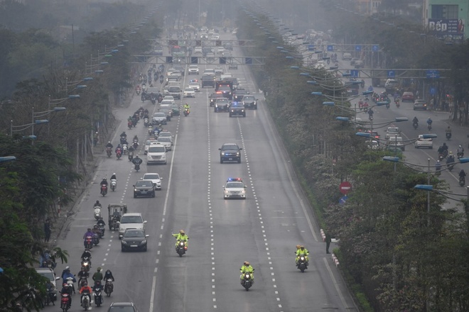 xe cua Trump den Ha Noi anh 19