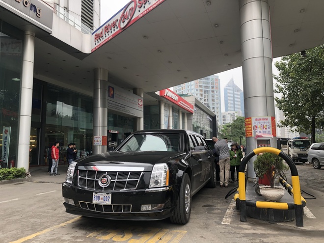 xe cua Trump den Ha Noi anh 7