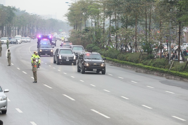 xe cua Trump den Ha Noi anh 14