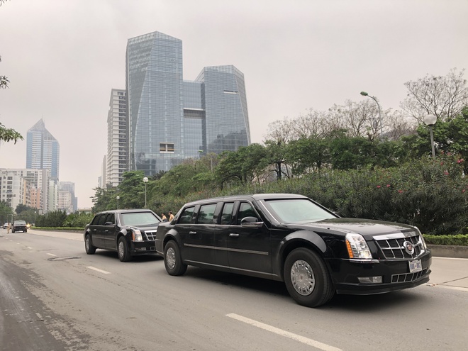 xe cua Trump den Ha Noi anh 4