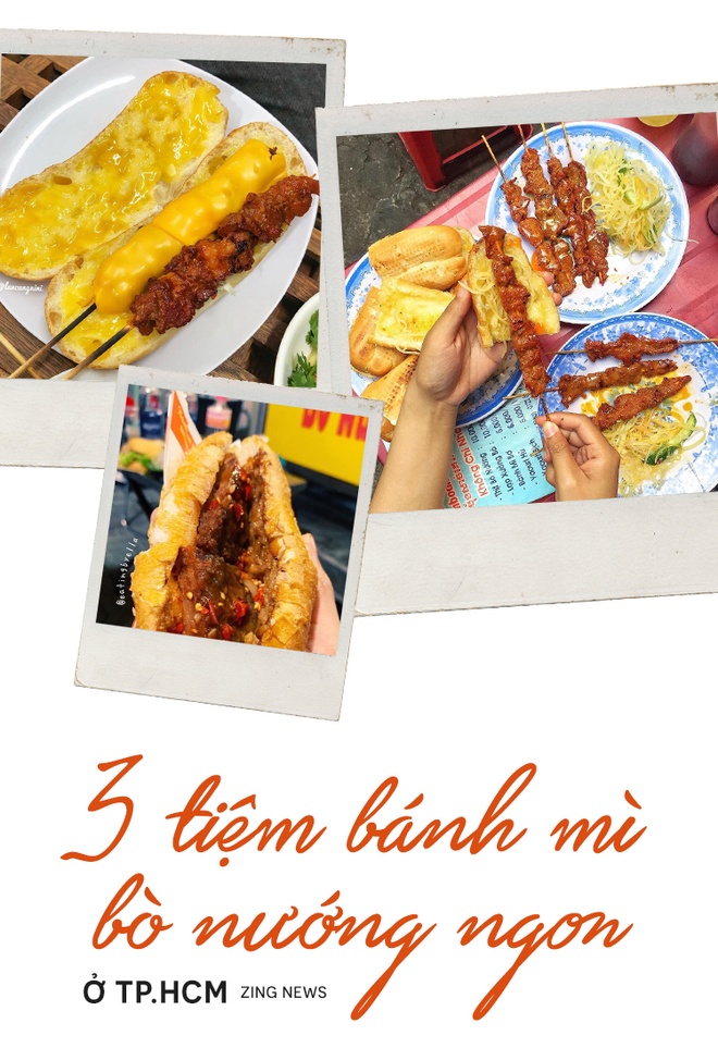 Bánh mì bò nướng Quang Tâm