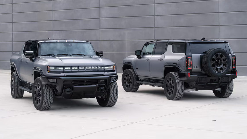 Cận cảnh phiên bản đặc biệt Carbon Fiber Edition của GMC Hummer EV 2026