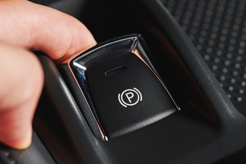 phanh,  phanh tay dien tu,  phanh tay co,  phanh tay,  oto anh 4