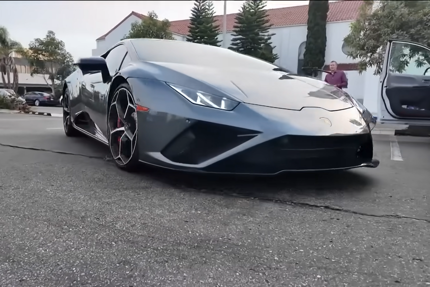 Lamborghini Huracan Evo RWD,  Huracan LP 580-2,  Lamborghini Huracan,  huracan,  sieu xe,  danh cap,  an cap,  toi pham,  california,  lamborghini anh 1
