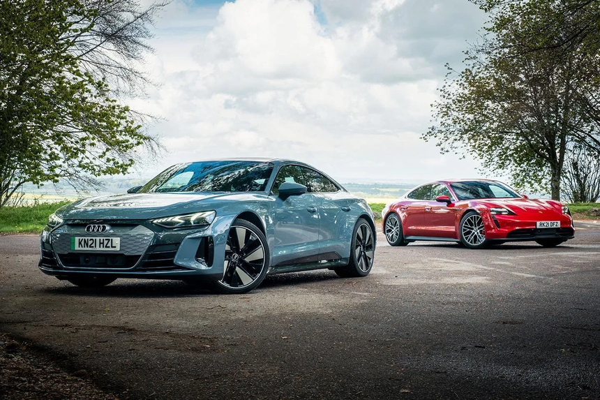 porsche va audi,  porsche,  audi,  hop tac,  volkswagen,  xe dien,  macan,  q6,  q6 e-tron,  e-tron,  taycan,  Michael Leiters,  Oliver Blume,  Gernot Dollner anh 2