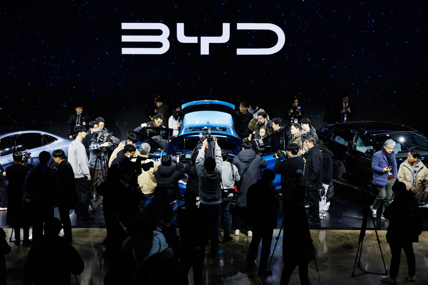 xe dien,  han quoc,  trung quoc,  ev,  byd,  made in china anh 1