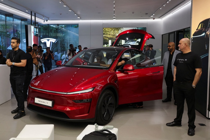tesla,  an do,  model y,  model y l,  tesla model y,  tesla model y l,  ev,  trung quoc,  Australia,  New Zealand,  Nhat Ban,  Han Quoc,  Singapore,  Thai Lan,  Malaysia anh 2