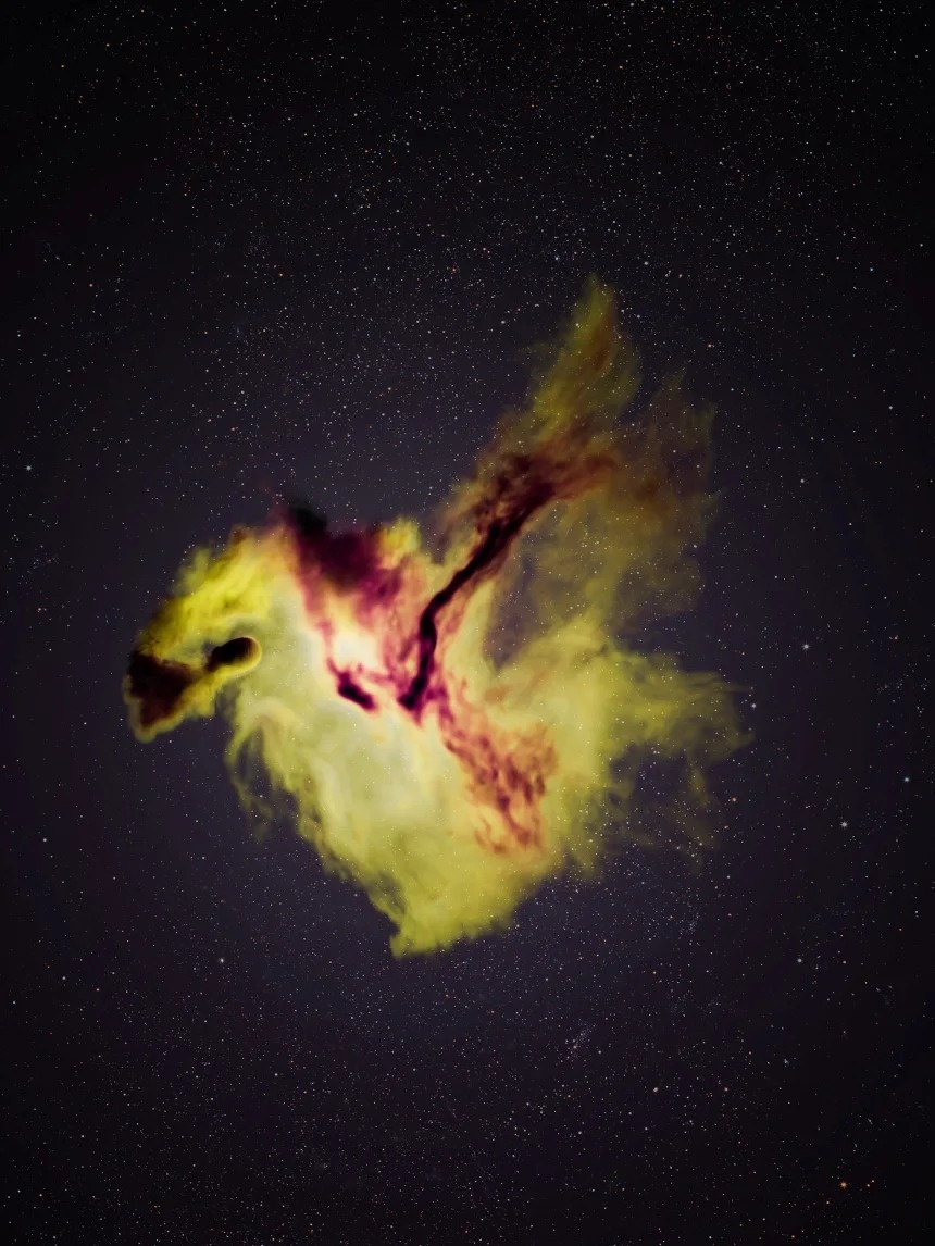 khong gian vu tru,  sieu tan tinh,  vu no anh 1