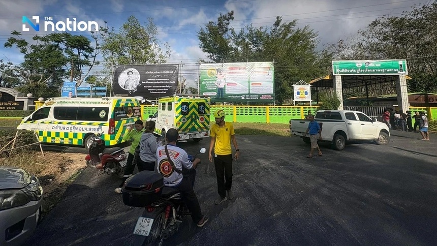 Xông vào trường học nổ súng, bắt giữ hàng loạt con tin ở Thái Lan
