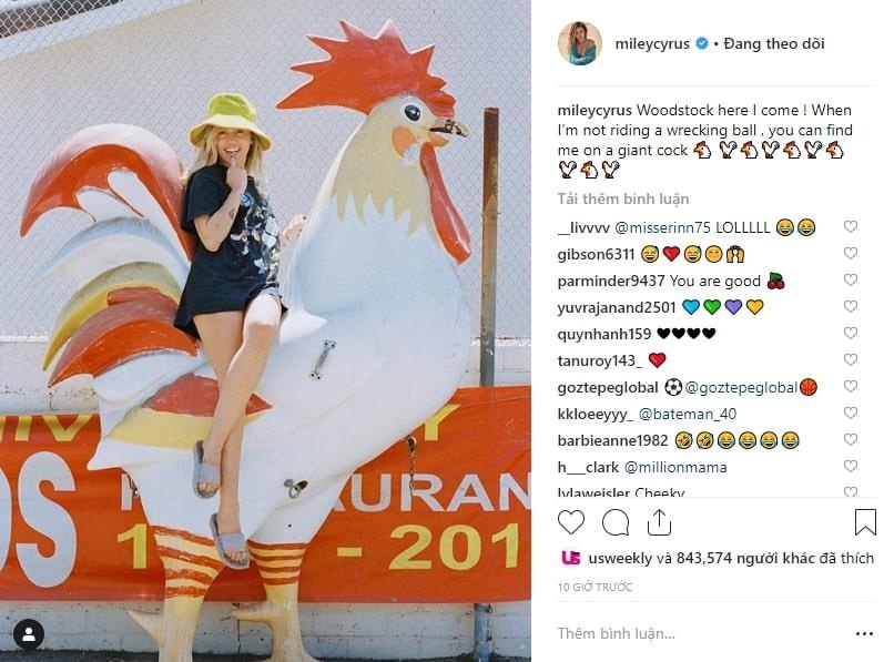 Miley Cyrus dang anh khoa than tren mang anh 2