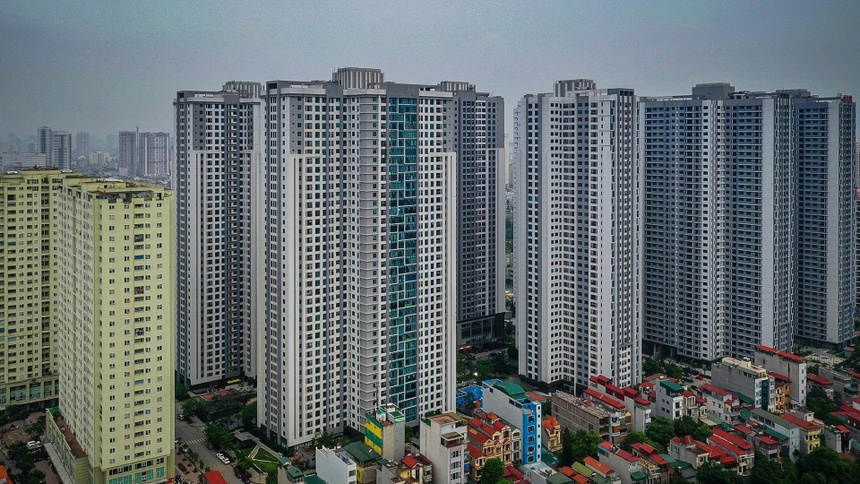 Chung cư mới ở Hà Nội tăng giá gấp đôi sau một thập kỷ