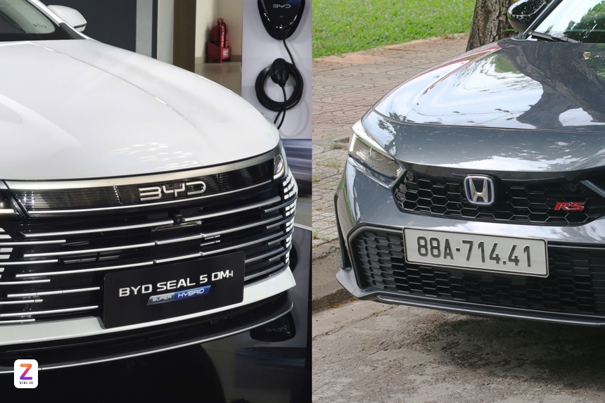 Honda Civic và BYD Seal ảnh 1 Honda Civic va BYD Seal anh 1