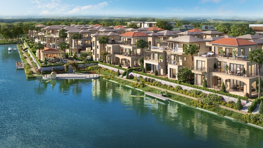 Thị trường phía tây TP.HCM thu hút nhà đầu tư với tư dinh tại phân khu The Pearl, dự án Waterpoint.