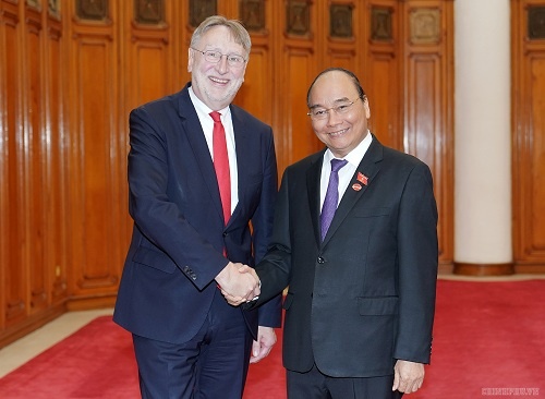 Thu tuong tiep doan Uy ban Thuong mai quoc te Nghi vien chau Au anh 1