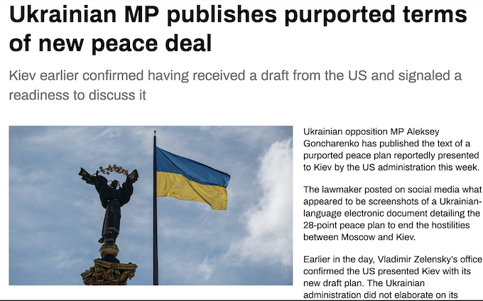 Toàn văn kế hoạch hòa bình 28 điểm Ukraine - Nga