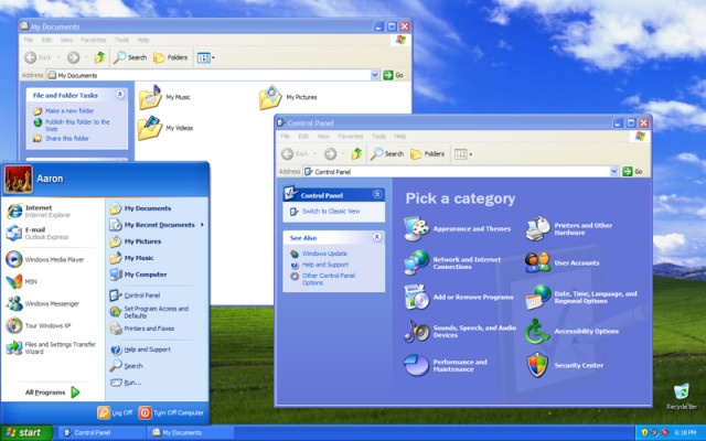 he dieu hanh Windows XP anh 2