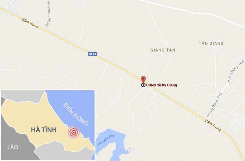 xe container can xe may,  3 nam sinh tu vong,  xe container tong chet nguoi,  Ha Tinh anh 2