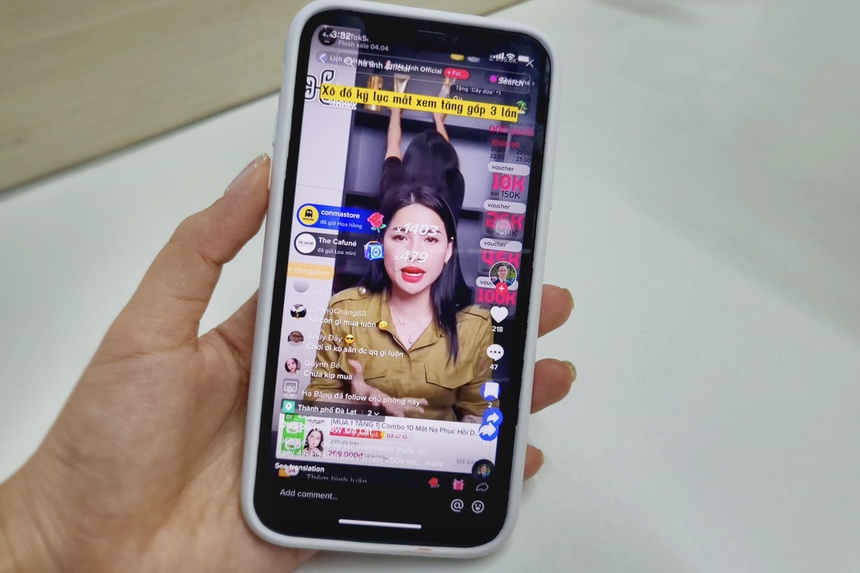 pham thoai tu thien, pham thoai livestream anh 2