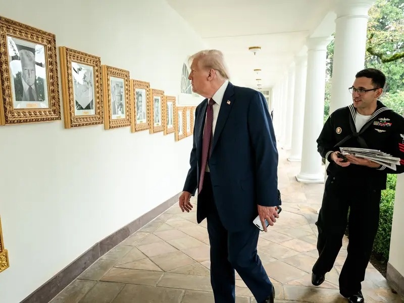 Ông Trump 'gây sốc' tại Nhà Trắng
