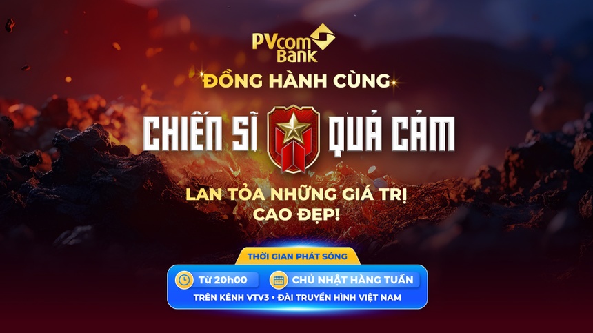 PVcomBank đồng hành cùng chương trình Chiến sĩ quả cảm 2025 - ảnh 1 Hình ảnh: PVcomBank đồng hành cùng chương trình Chiến sĩ quả cảm 2025 số 1