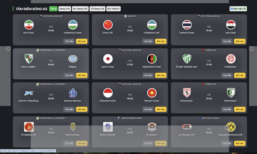 Hệ thống web xem thể thao xoilac, vebo, thapcam dừng hoạt động từ 2/2 2 xoilac anh 1