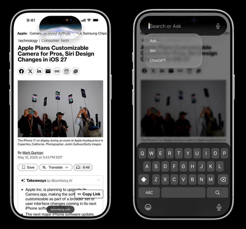 Siri phien ban moi,  cap nhat Siri,  Siri la gi,  Apple Intelligence la gi,  iOS 27 ra mat anh 1