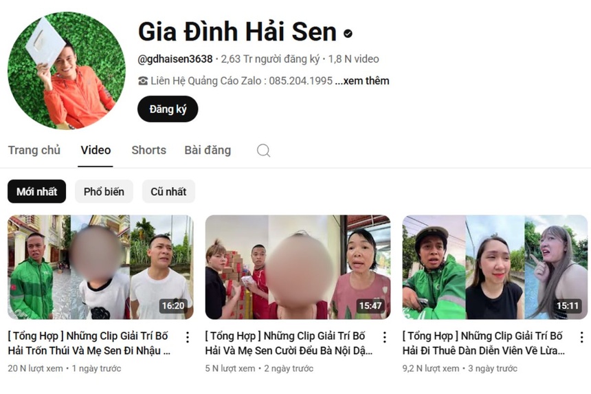 TikToker Hai Sen bi bat anh 3
