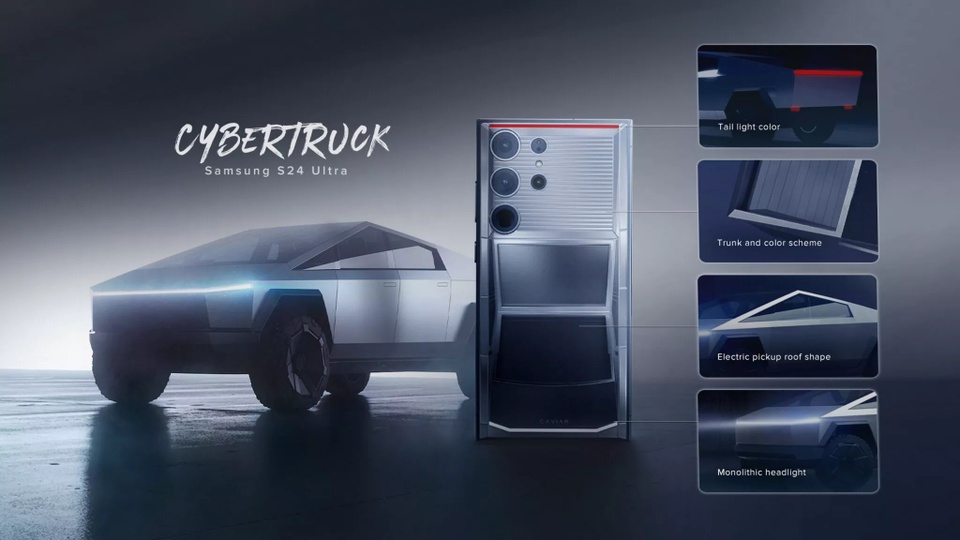 Samsung S24 Ultra Tesla Cybertruck anh 6