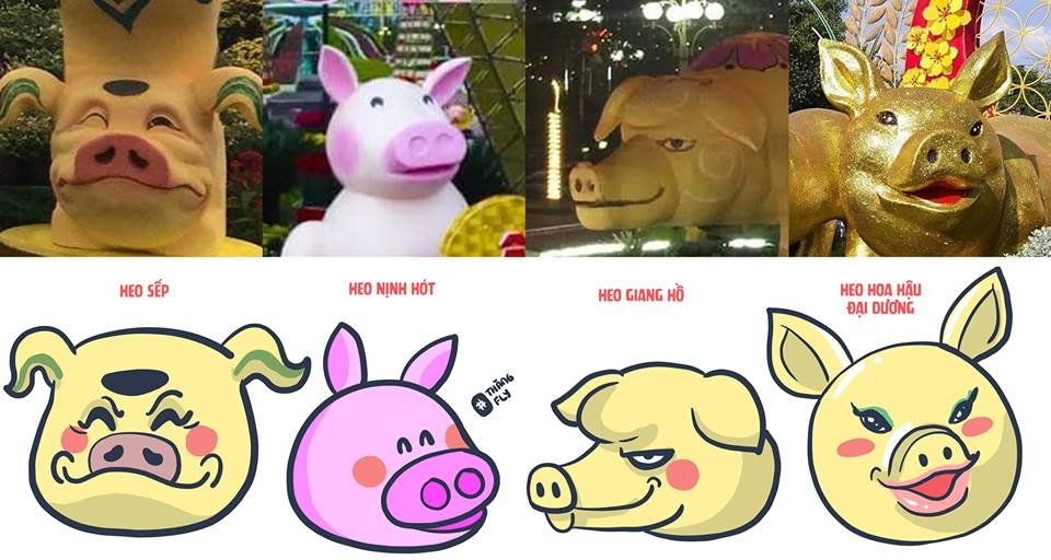tuong heo ngay Tet anh 1