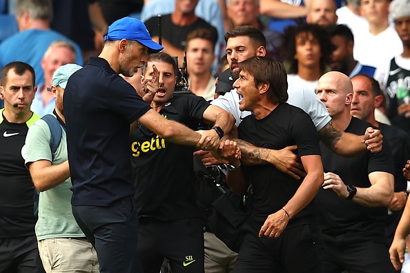 HLV Conte,  Tuchel nhan the do sau 2 lan xo xat anh 2