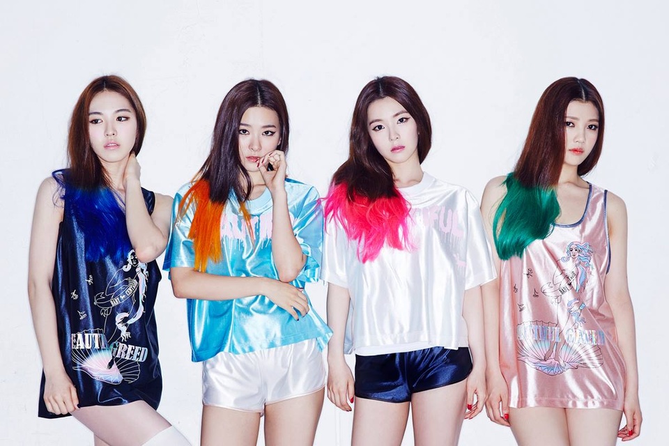 Red Velvet ra mắt vào tháng 8/2014, với 4 thành viên gồm Irene, Seulgi, Wendy và Joy. 