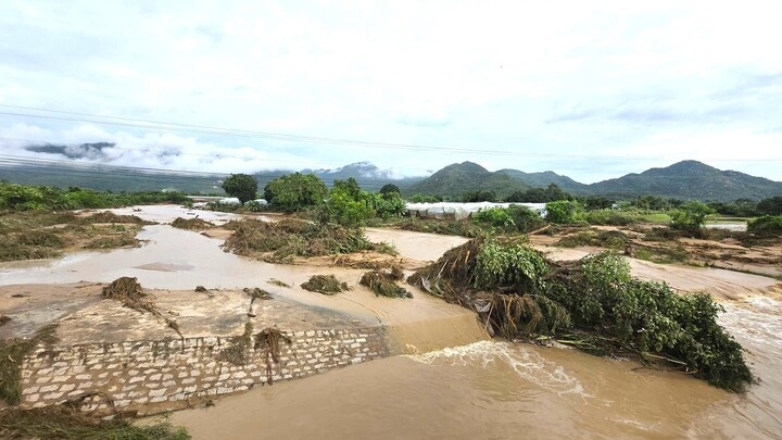 vỡ hồ chứa nước,  Lâm Đồng ảnh 1 vo ho chua nuoc,  Lam Dong anh 1