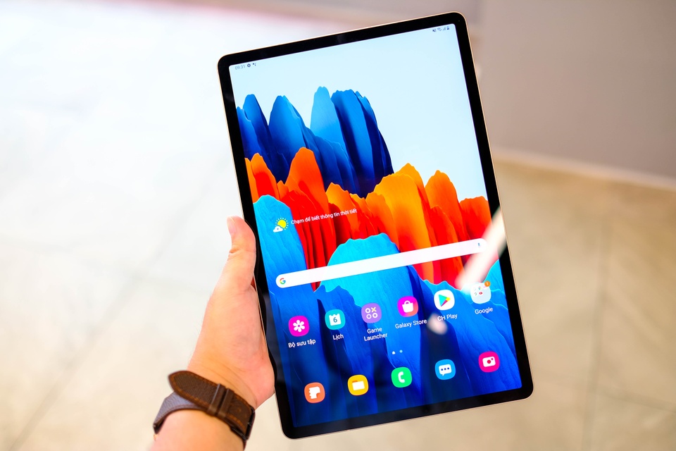 Samsung ra mat Note20,  Samsung ra mat Tab S7,  tablet moi cua Samsung,  cau hinh Tab S7,  Samsung Tab S7 gia bao nhieu anh 1